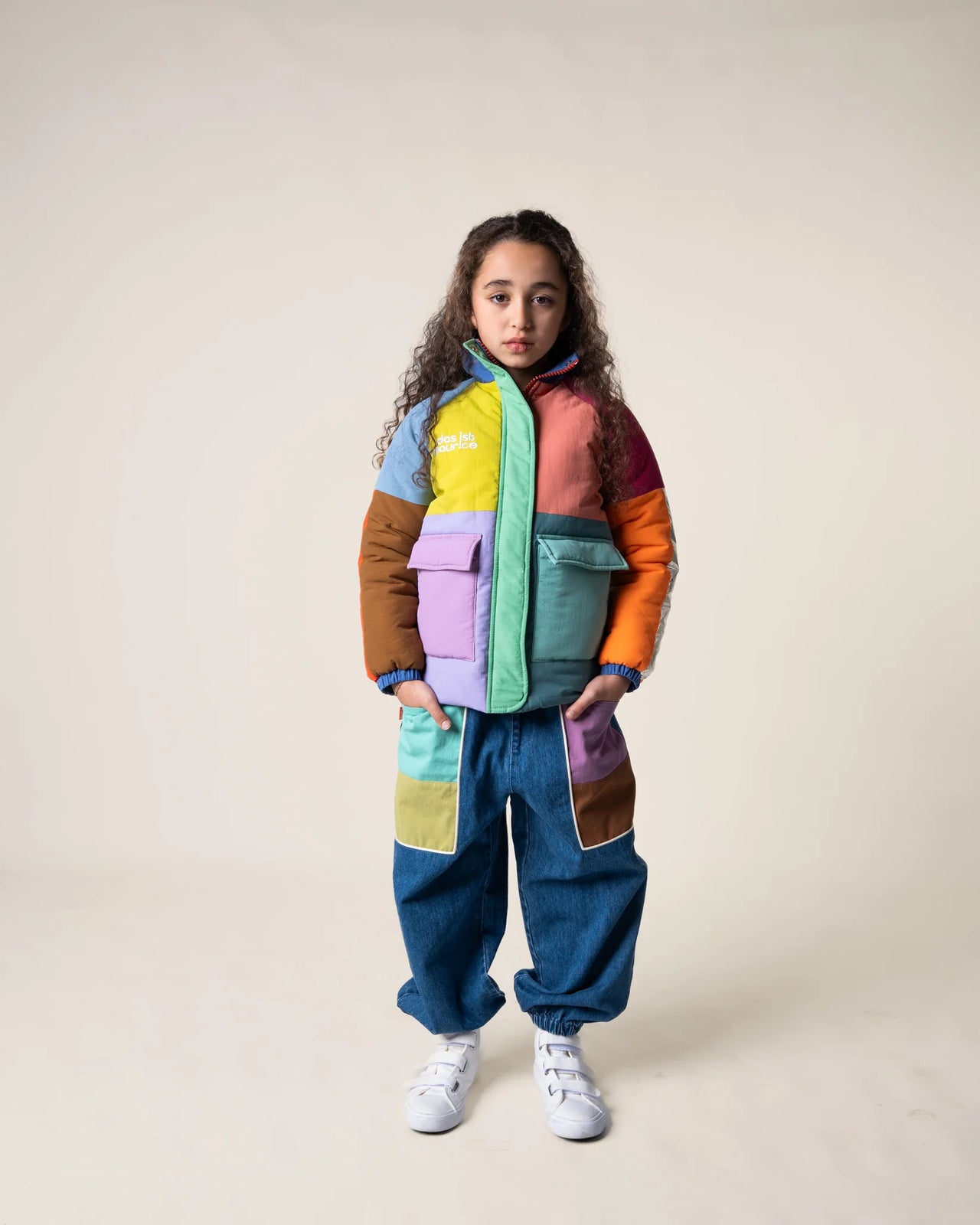 DAS IST MAURICE WINDBREAKER - COLOUR BLOCK