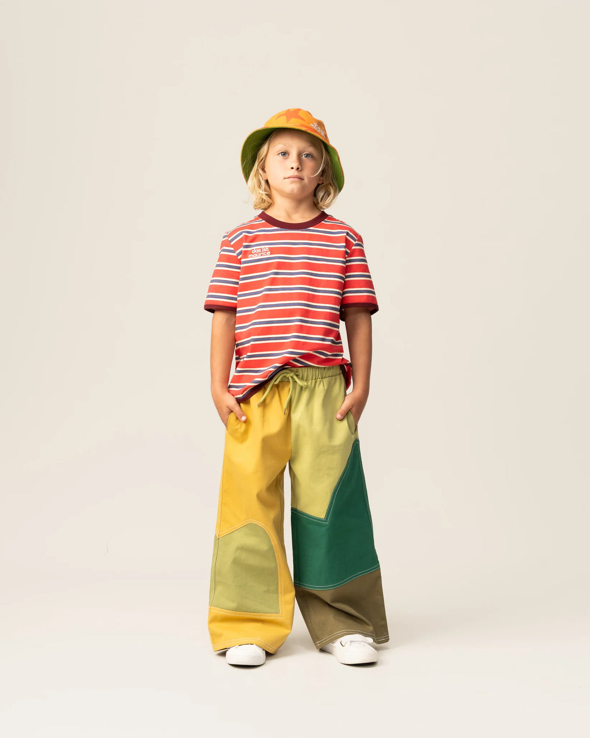 DAS IST MAURICE WIDE LEG PANTS - GRASSY HILLS