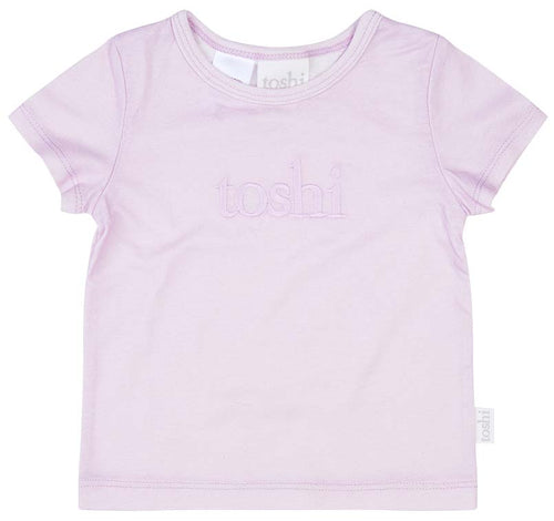 TOSHI ORGANIC LOGO TEE LILAC