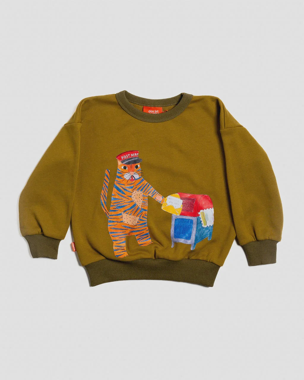 DAS IST MAURICE FRENCH TERRY PULLOVER - TIGER THE POSTIE