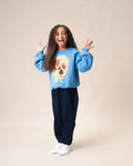 DAS IST MAURICE PULLOVER SKY BLUE SPACEMAN