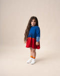 DAS IST MAURICE JACQUARD KNIT DRESS COLOUR BLOCK
