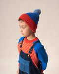 DAS IST MAURICE BEANIE RED & BLUE