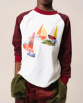 DAS IST MAURICE RAGLAN LONG SLEEVE T-SHIRT BOATS