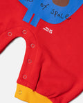DAS IST MAURICE ROMPER RED SPACE MAN