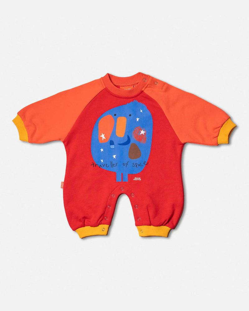DAS IST MAURICE ROMPER RED SPACE MAN
