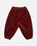 DAS IST MAURICE CORDUROY BARREL PANTS MAROON & KHAKI