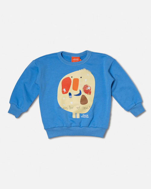 DAS IST MAURICE PULLOVER SKY BLUE SPACEMAN