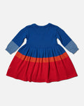 DAS IST MAURICE JACQUARD KNIT DRESS COLOUR BLOCK