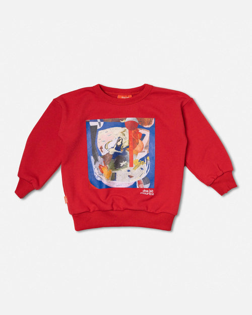DAS IST MAURICE PULLOVER RED ZERO GRAVITY