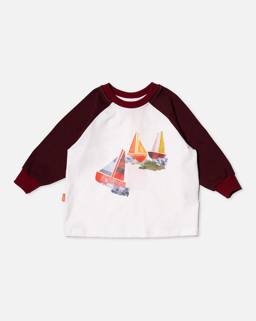 DAS IST MAURICE RAGLAN LONG SLEEVE T-SHIRT BOATS