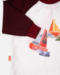 DAS IST MAURICE RAGLAN LONG SLEEVE T-SHIRT BOATS