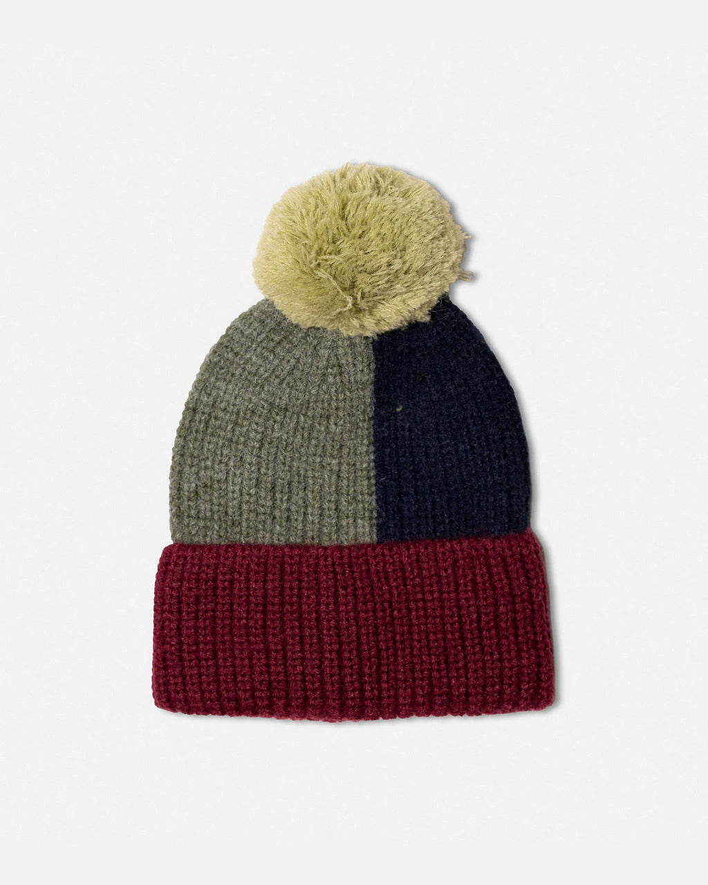 DAS IST MAURICE BEANIE MAROON & NAVY