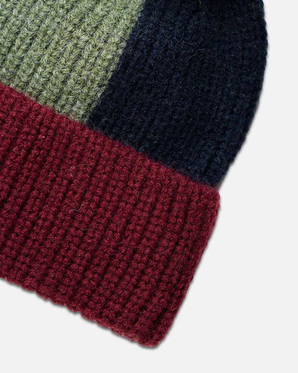 DAS IST MAURICE BEANIE MAROON & NAVY