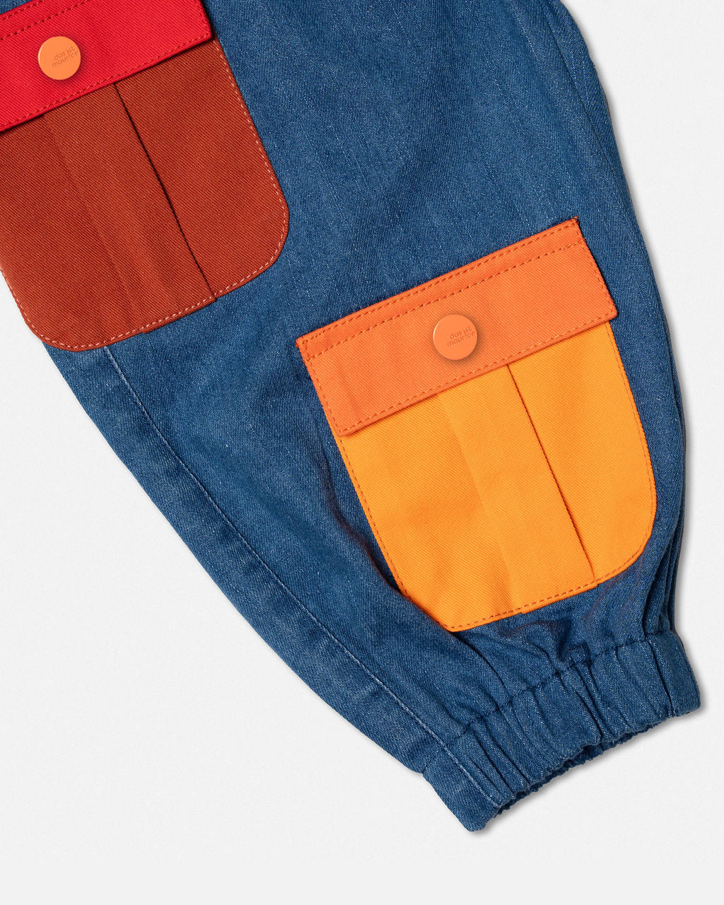 DAS IST MAURICE DENIM BARREL PANTS POCKETS