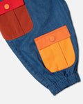 DAS IST MAURICE DENIM BARREL PANTS POCKETS