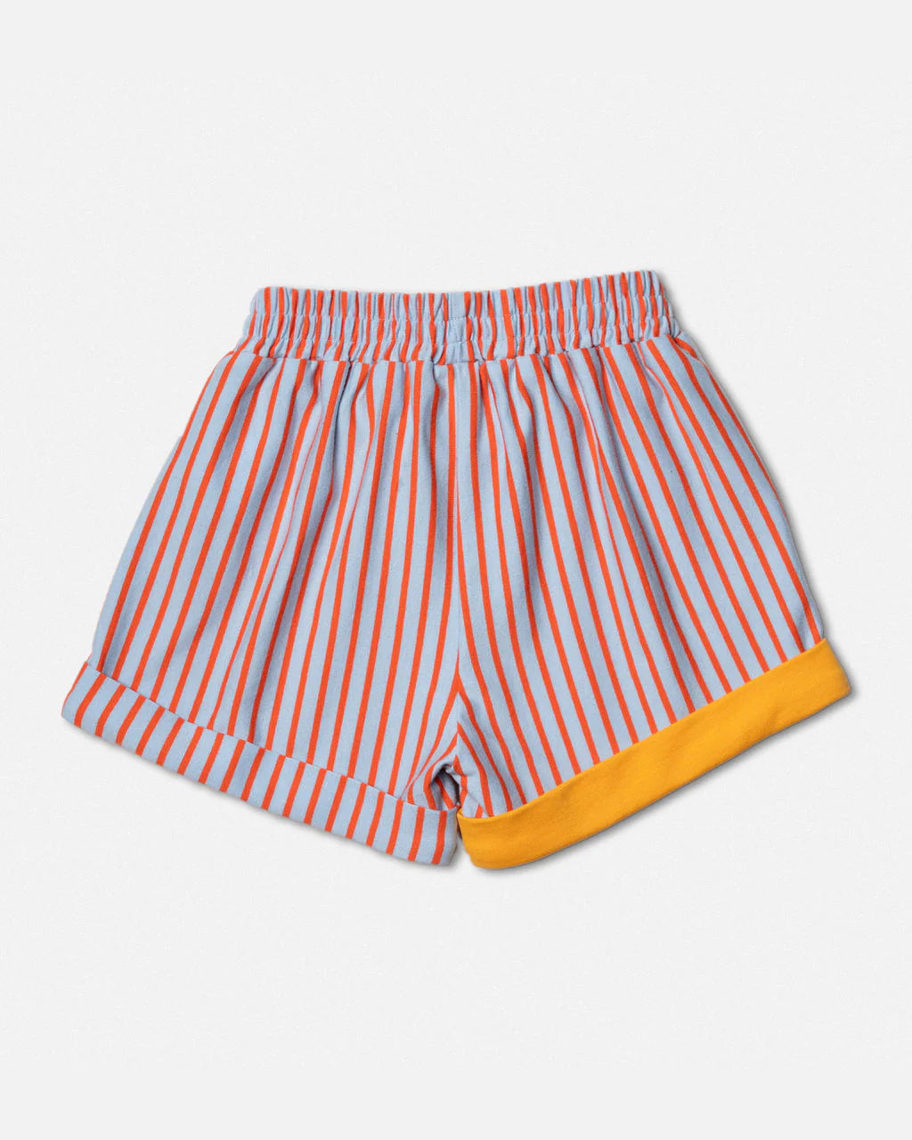 DAS IST MAURICE SHORTS BLUE & ORANGE STRIPES