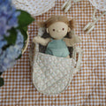 DINKUM DOLLS QUILTED CARRY COT - GARDEN FLORAL