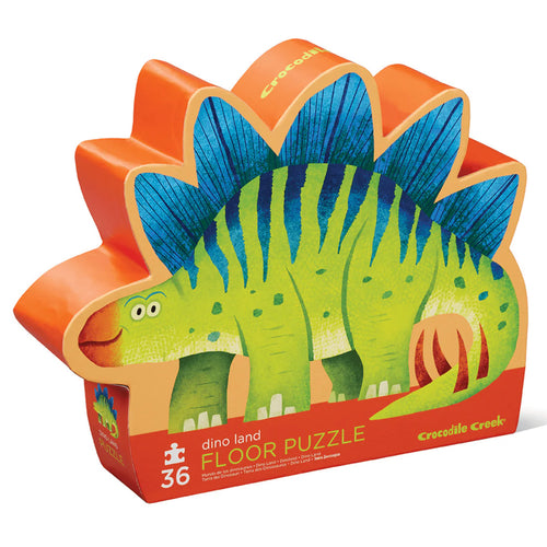 CROCODILE CREEK CLASSIC FLOOR PUZZLE 36 PC- DINO LAND