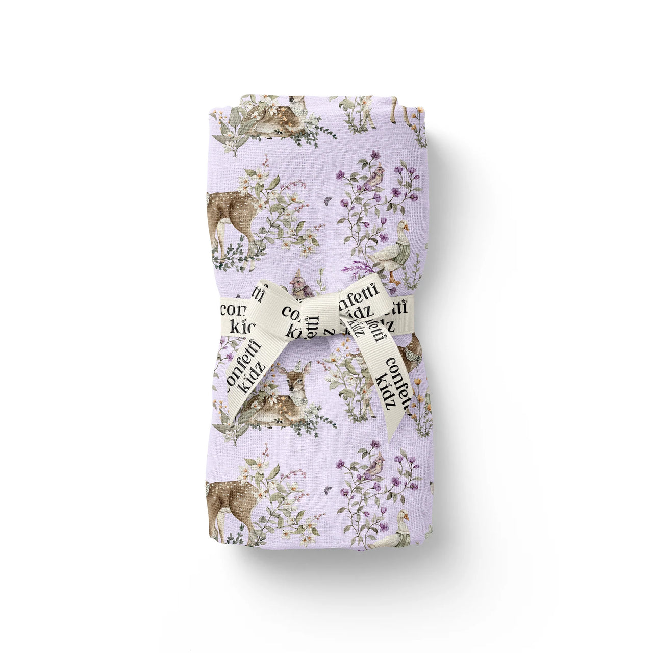 CONFETTI KIDZ MUSLIN SWADDLE - ENCHANTED FOREST
