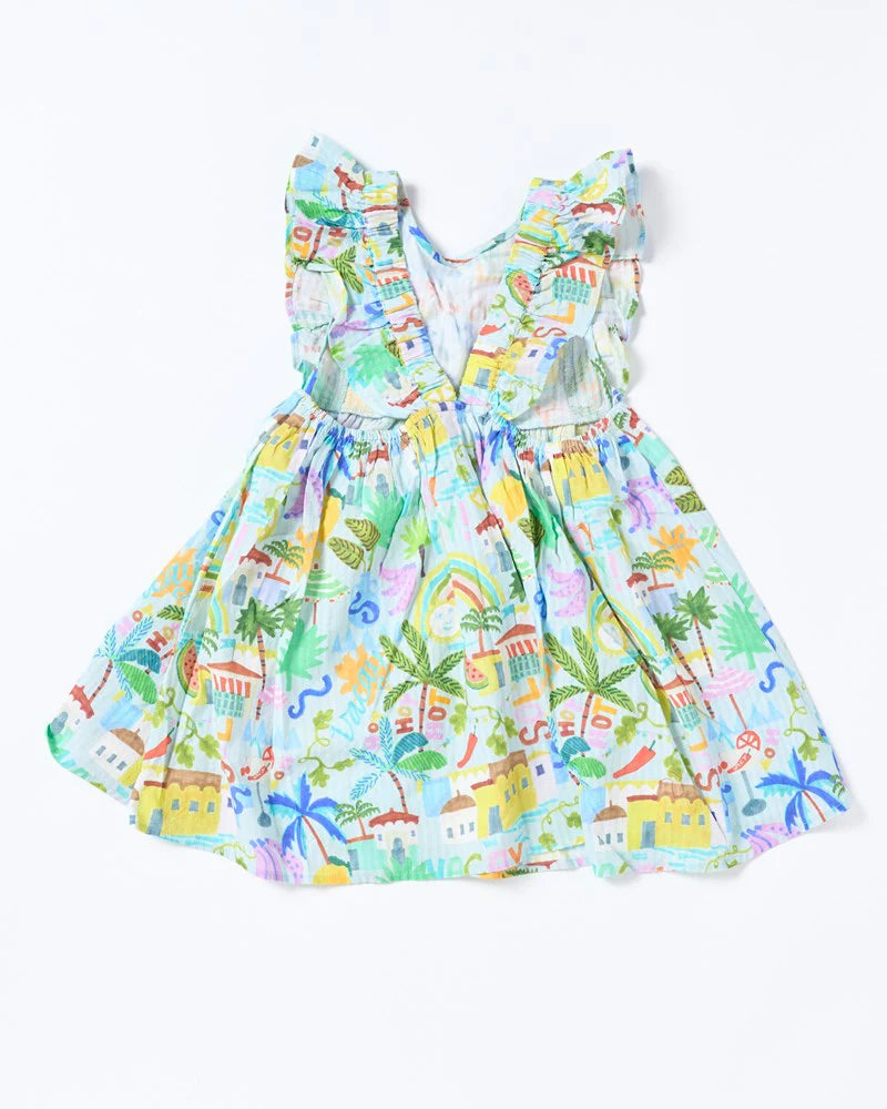 WALNUT EDEN DRESS - VACAY YAY
