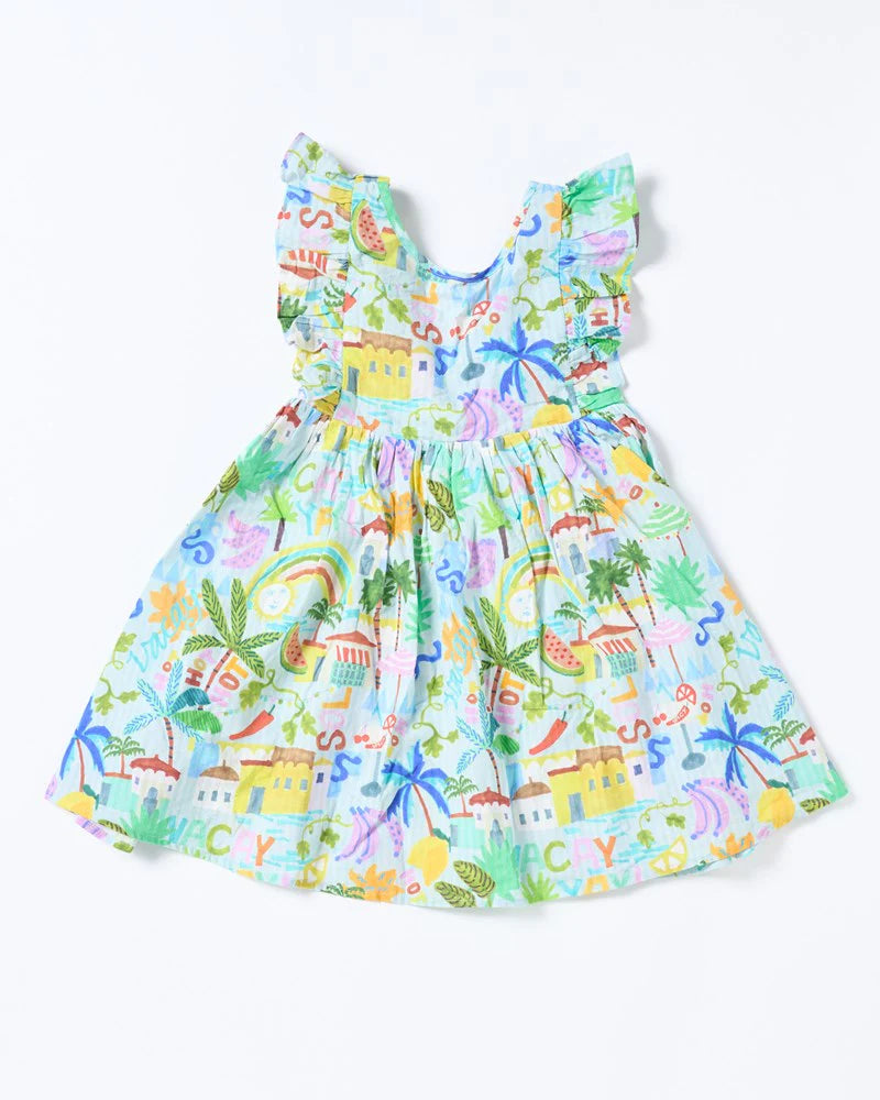 WALNUT EDEN DRESS - VACAY YAY