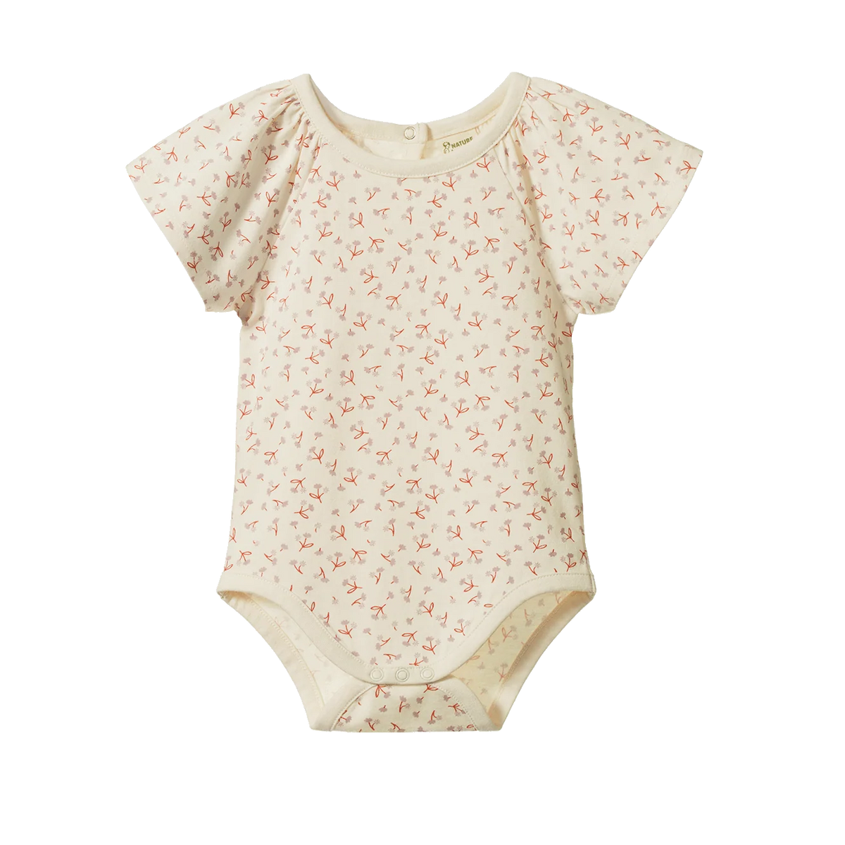 NATURE BABY FAYE BODYSUIT DANDELION PRINT