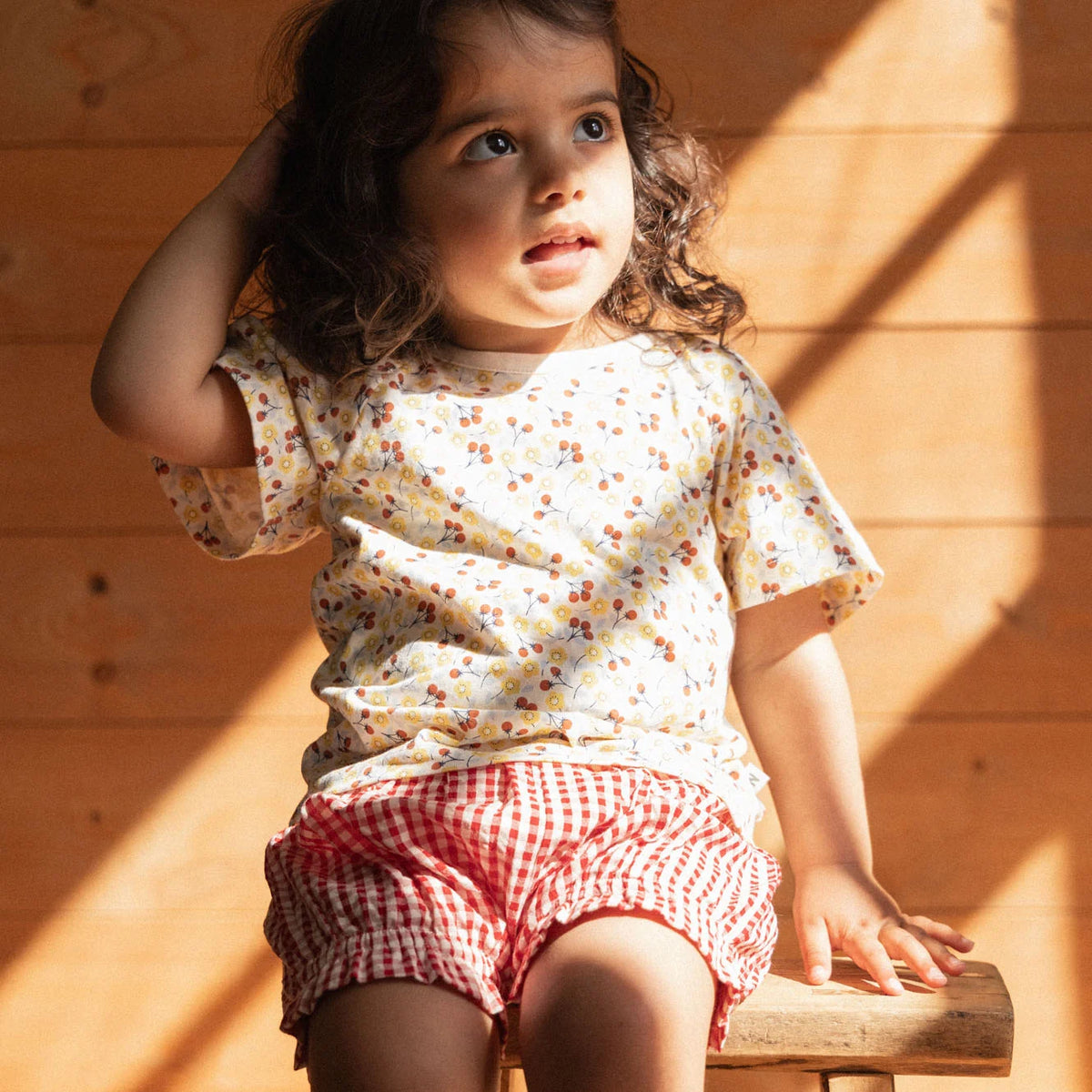 NATURE BABY FAYE TEE KITCHEN GARDEN PRINT