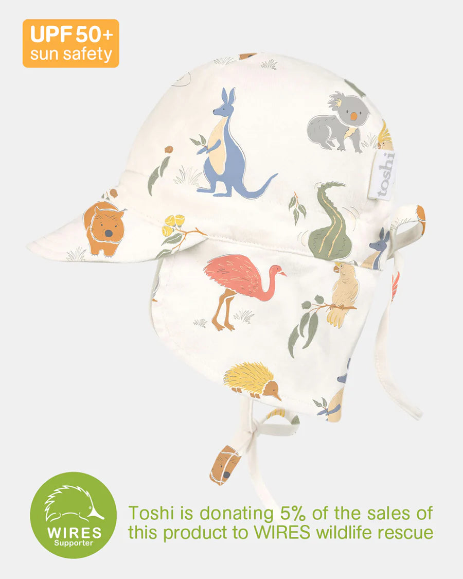 TOSHI FLAP CAP BAMBINI OUTBACK