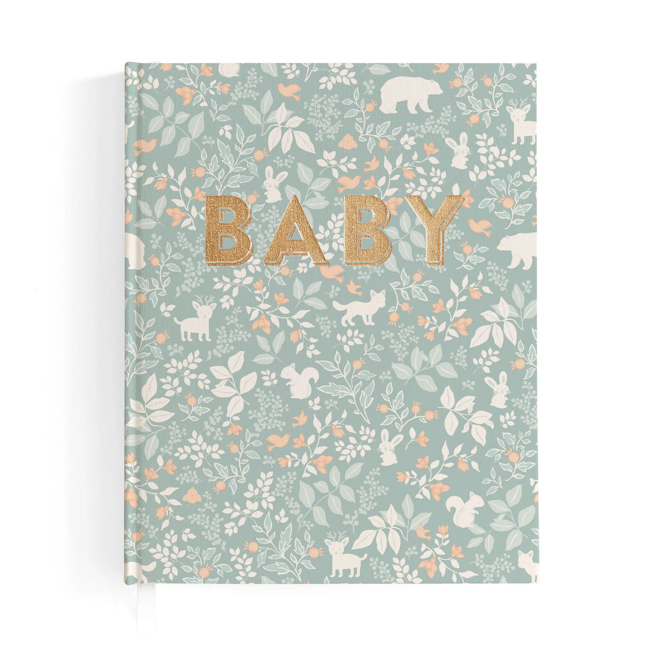 FOX & FALLOW BABY BOOK FOREST FRIENDS SAGE