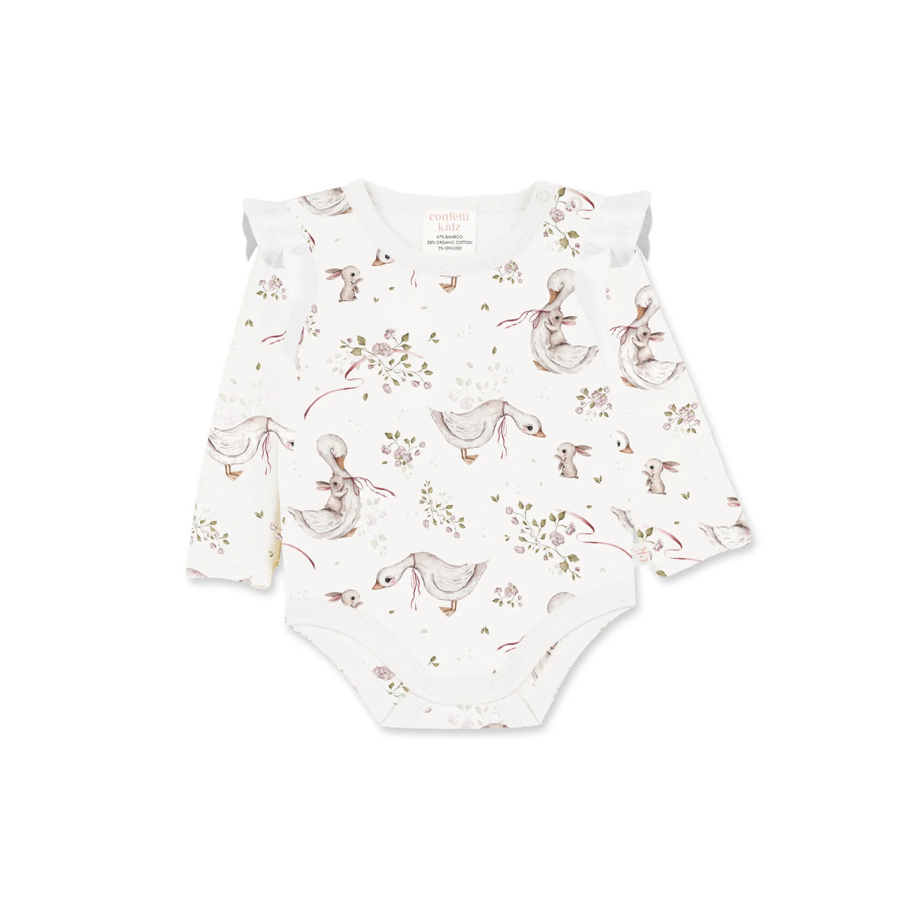 CONFETTI KIDZ FRILLY BODYSUIT - FOREVER FRIENDS