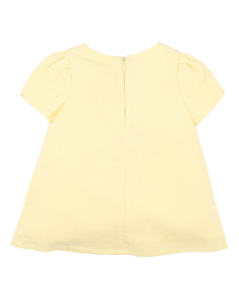 FOX & FINCH CANDY BLOSSOM FLOWER APPLIQUE DRESS