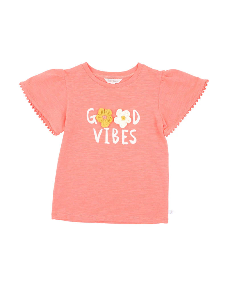FOX & FINCH GROW WILD GOOD VIBES TEE