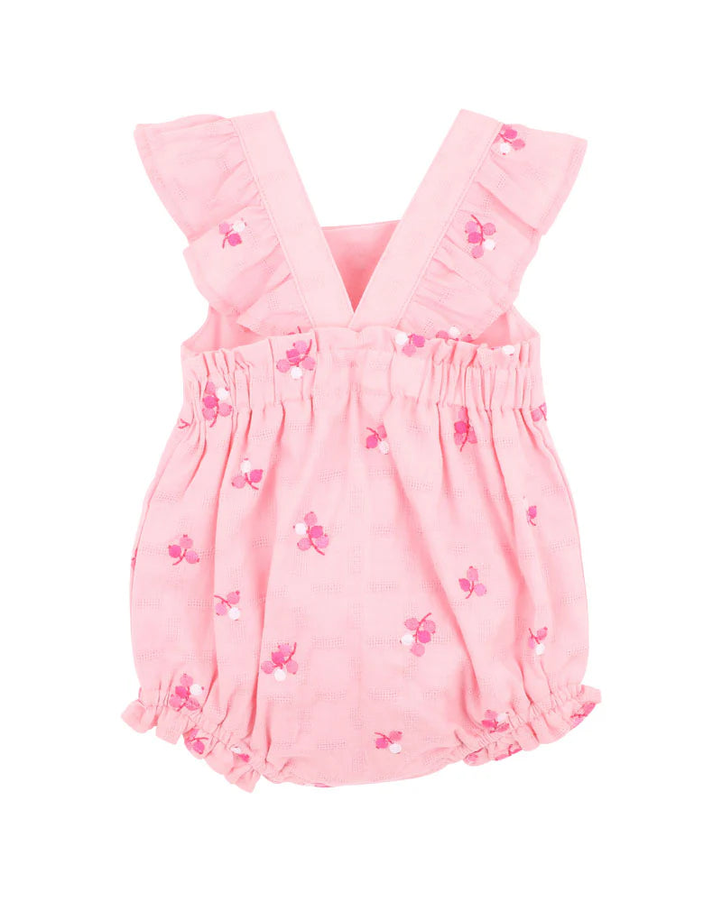 SUMMER VACAY STAR FISH EMBROIDERED PLAYSUIT