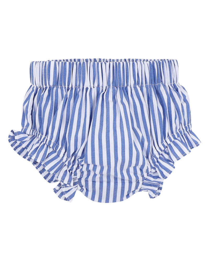 FOX & FINCH SUMMER VACAY BLUE STRIPE BLOOMERS