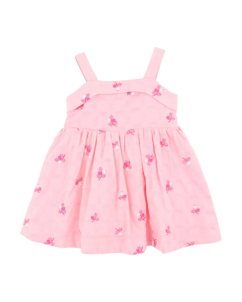 FOX & FINCH SUMMER VACAY EMBROIDERED DRESS