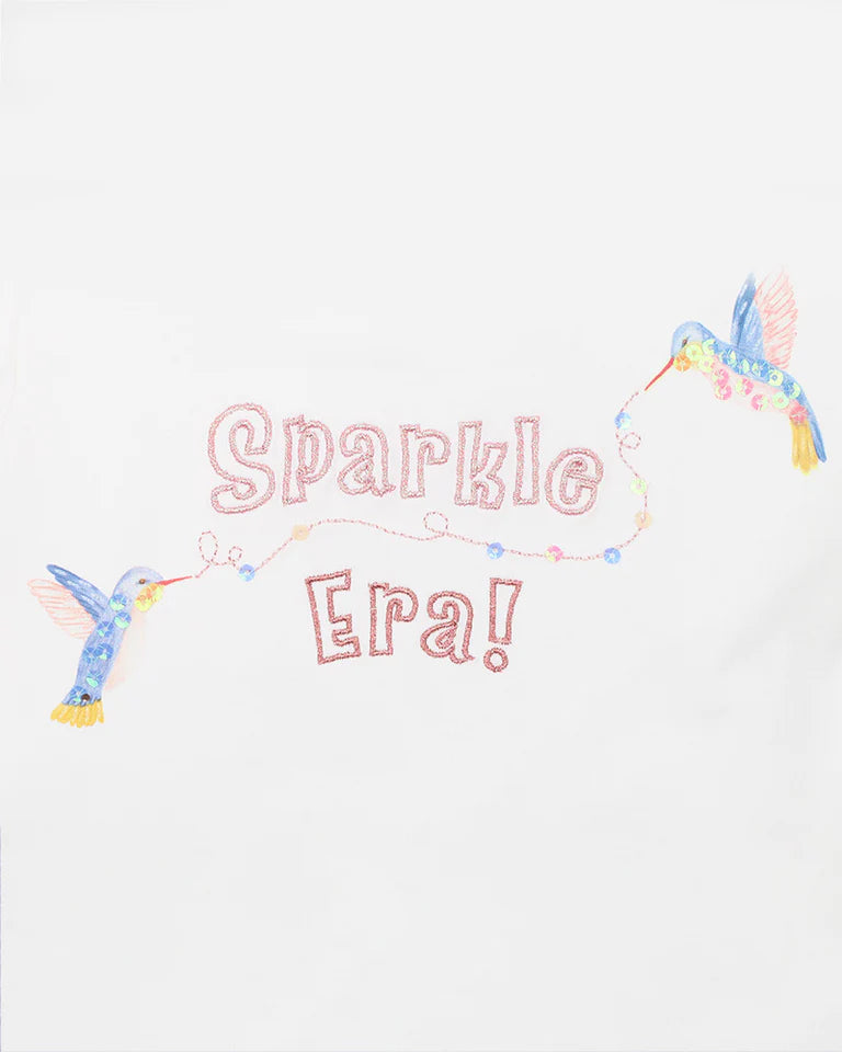 FOX & FINCH SONGBIRD SPARKLE ERA TEE 3-7 YRS