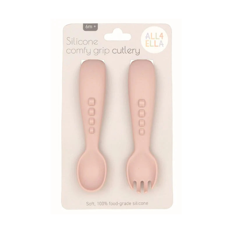 ALL4ELLA COMFY GRIP SILICONE CUTLERY SET