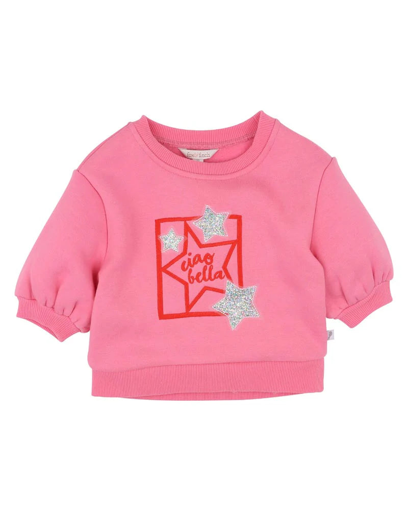FOX & FINCH WINTER VACAY STAR SWEATSHIRT