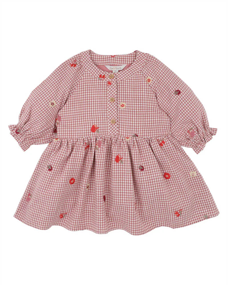 FOX & FINCH ORCHARD BLOOM EMROIDERED DRESS