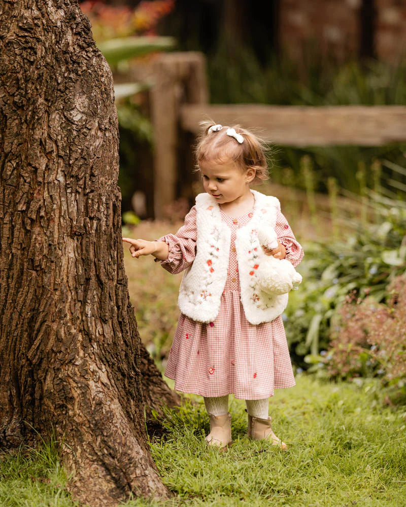 FOX & FINCH ORCHARD BLOOM EMROIDERED DRESS