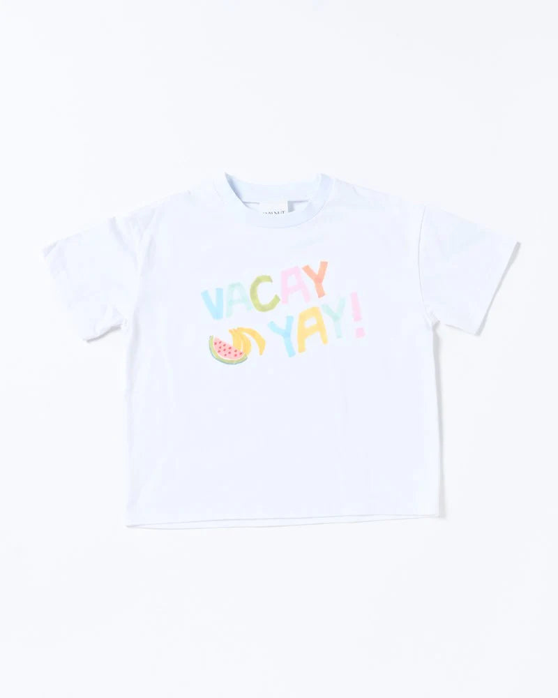 WALNUT FELIX TEE - VACAY YAY