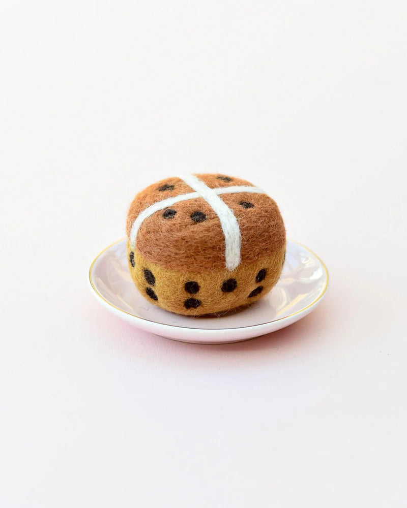 TARA TREASURES FELT HOT CROSS BUN