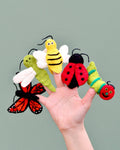 TARA TREASURES FINGER PUPPET SET-INSECTS AND BUGS