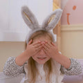 FLUFFLE BUNNY HEADBAND - SMOKE
