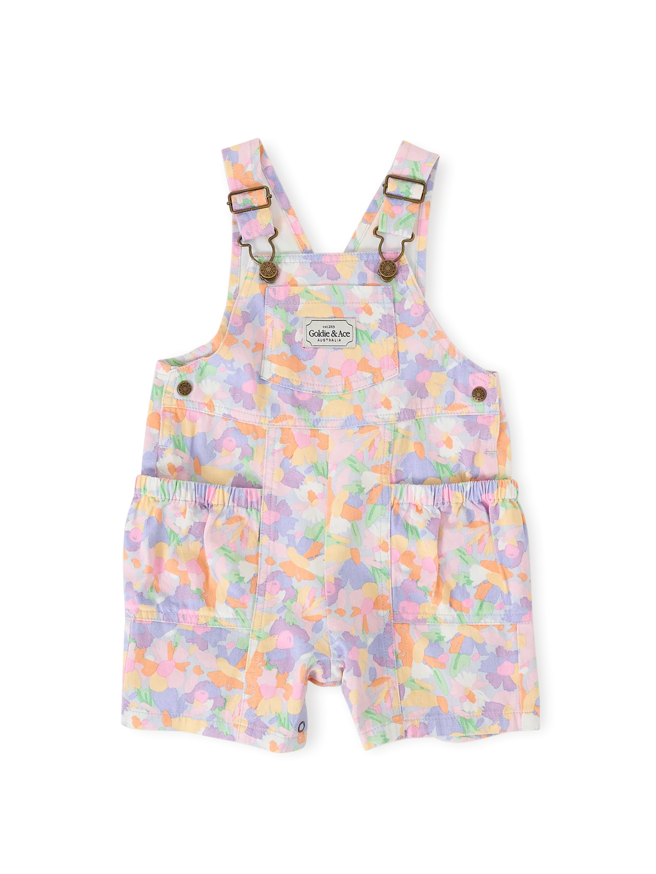 GOLDIE & ACE PASTEL BOUQUET BURTON POCKET OVERALLS