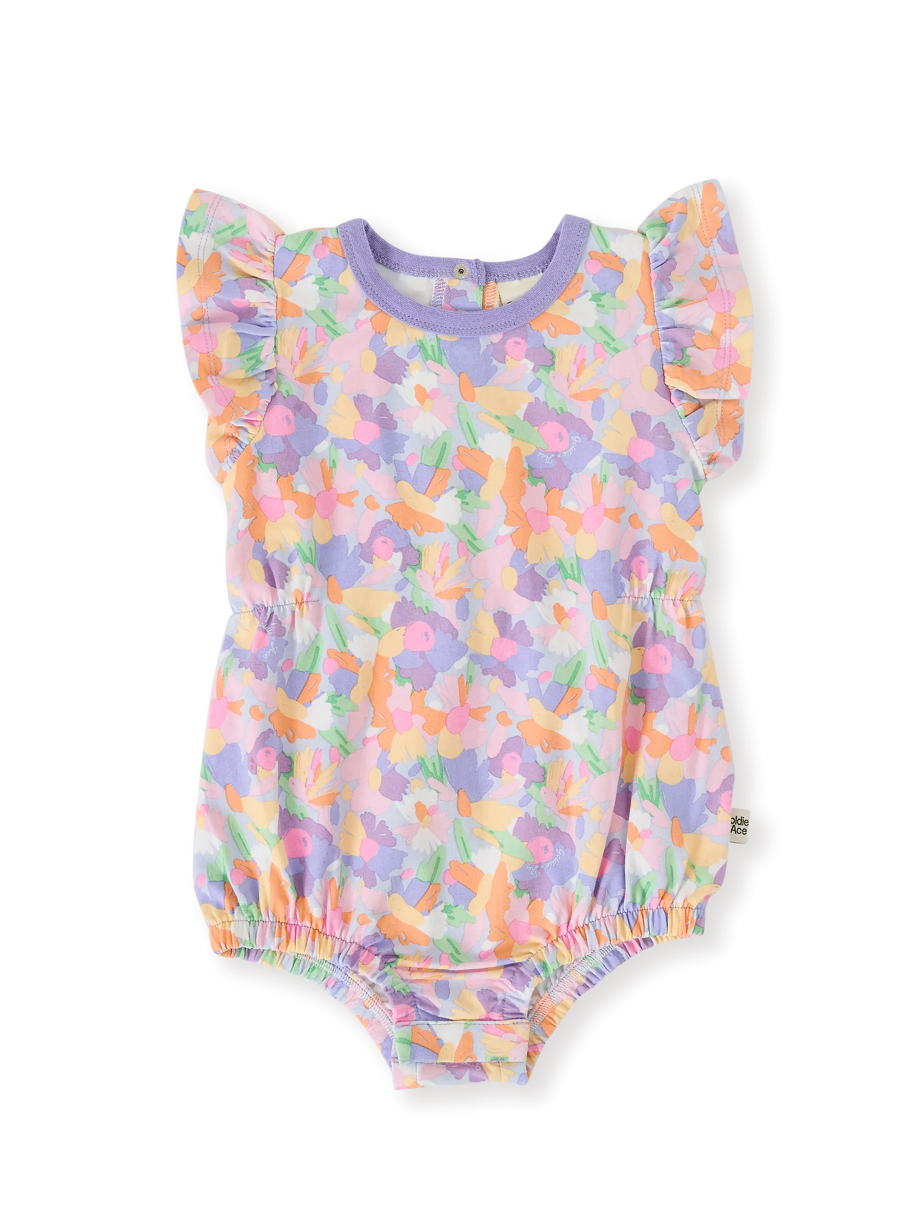GOLDIE & ACE PASTEL BOUQUET FRILL BUBBLE ROMPER
