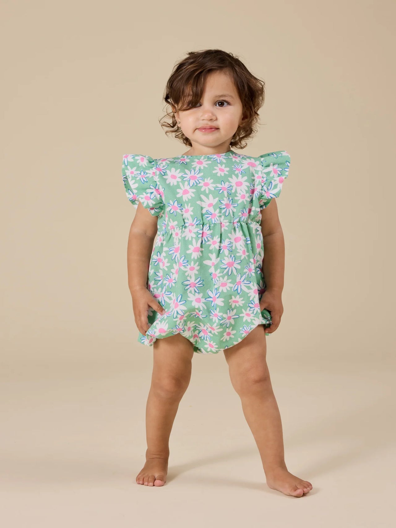 GOLDIE & ACE DAISY PATCH LANI ROMPER