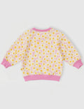 GOLDIE & ACE DAISY MEADOW RELAXED TERRY SWEATER