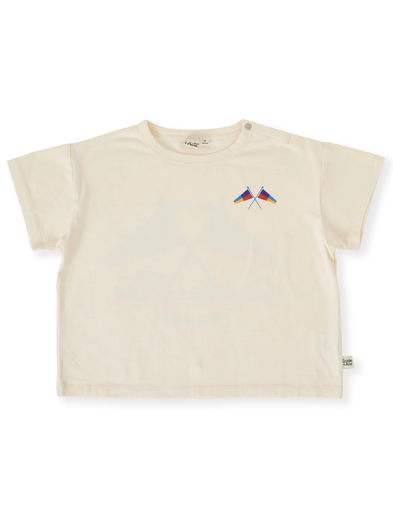GOLDIE & ACE NAUTICAL FLAG OVERSIZED T-SHIRT